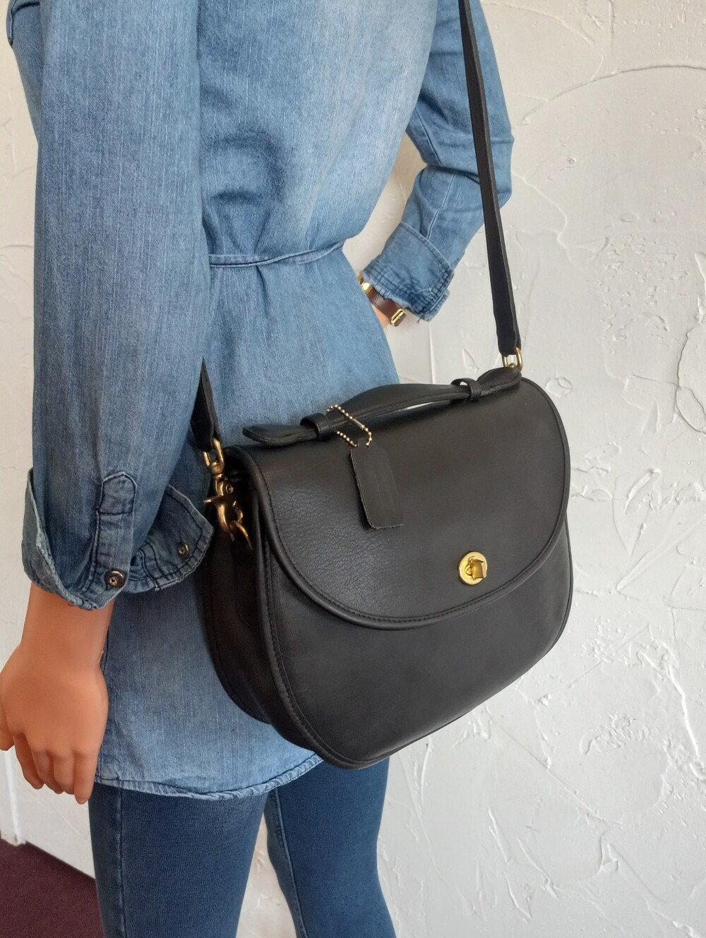 Coach Plaza Bag/Bistro Bag, #9865 Black